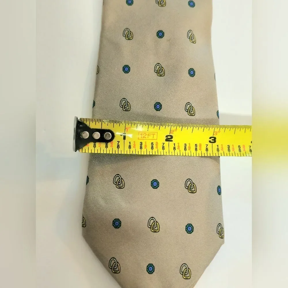 Lanvin Vintage Italian Silk Tie